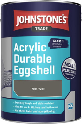 Johnstone's Trade Acrylic Durable Eggshell Walls & Ceilings Emulsion Paint (7005-Y20R) 5L