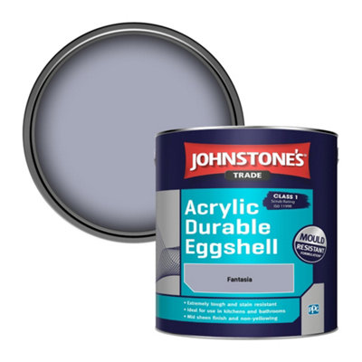 Johnstone's Trade Acrylic Durable Eggshell Walls & Ceilings Emulsion Paint Fantasia 2.5L