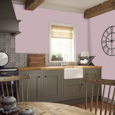 Johnstone's Trade Acrylic Durable Eggshell Walls & Ceilings Emulsion Paint Rose Stain (PPG1048-4) 5L