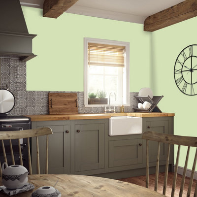 Johnstone's Trade Acrylic Durable Eggshell Walls & Ceilings Emulsion Paint (S 1020-G40Y) 5L