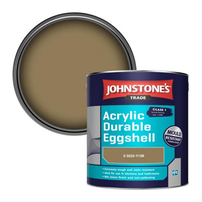Johnstone's Trade Acrylic Durable Eggshell Walls & Ceilings Emulsion Paint (S 5020-Y10R) 2.5L