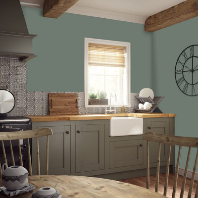 Johnstone's Trade Acrylic Durable Eggshell Walls & Ceilings Emulsion Paint (S 6005-G20Y) 5L