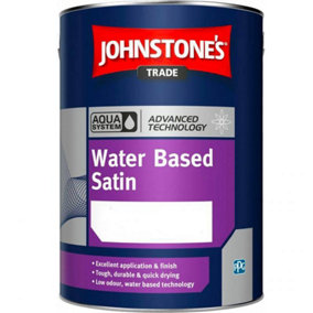Johnstone's Trade Aqua Satin Brilliant White 2.5L