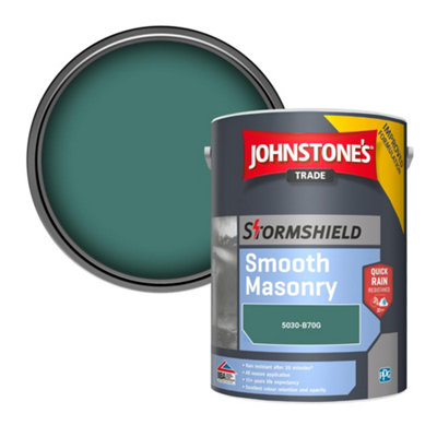 Johnstone's Trade Stormshield Smooth Masonry Paint (5030-B70G) 5L