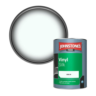 Johnstone's Trade Vinyl Silk Walls & Ceilings Emulsion Paint (0502-B) 1L