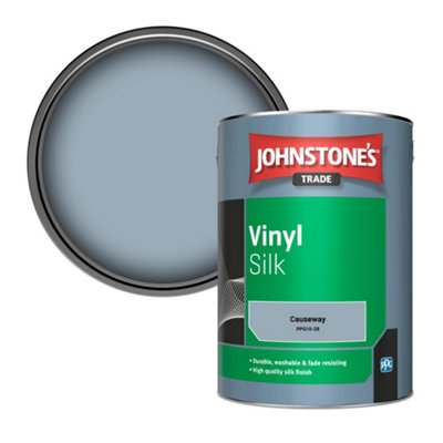 Johnstone's Trade Vinyl Silk Walls & Ceilings Emulsion Paint Causeway ...