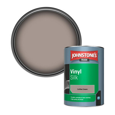 Johnstone's Trade Vinyl Silk Walls & Ceilings Emulsion Paint Coffee ...