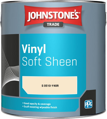 Johnstone's Trade Vinyl Soft Sheen Walls & Ceilings Emulsion Paint (S ...