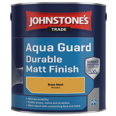 Johnstone's Trade Wood & Metal Aqua Guard Durable Matt Paint Brass Mesh ...