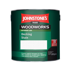 Johnstone's Trade Woodworks Chestnut Brown Decking Stain- 2.5L