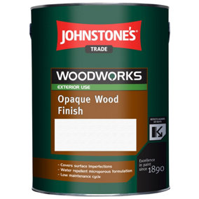 Johnstone's Trade Woodworks Forest Green Opaque Wood Finish Satin - 5L
