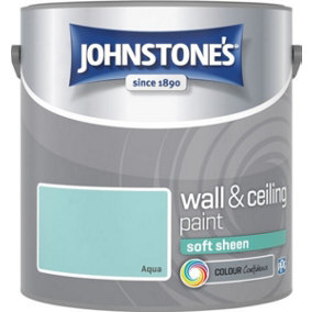 Johnstone's Wall & Ceiling Aqua Soft Sheen Paint 2.5L