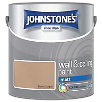 Johnstone's Wall & Ceiling Burnt Sugar Matt Paint - 2.5L