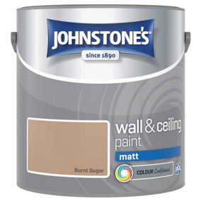 Johnstone's Wall & Ceiling Burnt Sugar Matt Paint - 2.5L