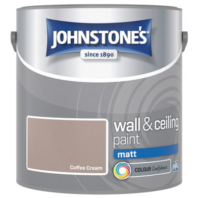 Johnstone's Wall & Ceiling Coffee Cream Matt Paint - 2.5L