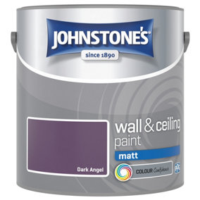 Johnstone's Wall & Ceiling Dark Angel Matt Paint - 2.5L
