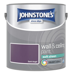 Johnstone's Wall & Ceiling Dark Angel Soft Sheen Paint - 2.5L