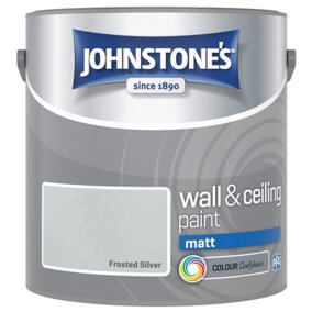 Johnstone's Wall & Ceiling Frosted Silver Matt 2.5L Paint