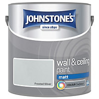 Johnstone's Wall & Ceiling Frosted Silver Matt Paint - 2.5L