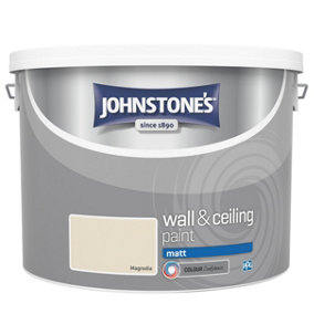 Johnstone's Wall & Ceiling Magnolia Matt 10L Paint