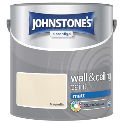 Johnstone's Wall & Ceiling Magnolia Matt Paint - 2.5L