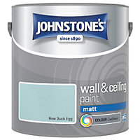 Johnstone's Wall & Ceiling New Duck Egg Matt Paint - 2.5L