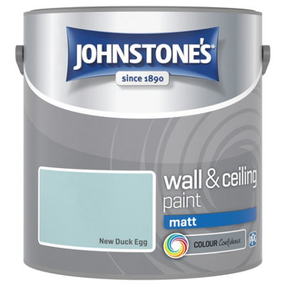 Johnstone's Wall & Ceiling New Duck Egg Matt Paint - 2.5L