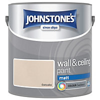 Johnstone's Wall & Ceiling Oatcake Matt Paint - 2.5L