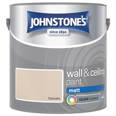 Johnstone's Wall & Ceiling Oatcake Matt Paint - 2.5L