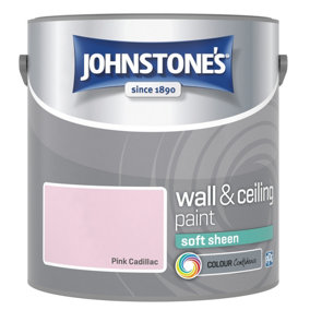 Johnstone's Wall & Ceiling Pink Cadillac Soft Sheen Paint 2.5L