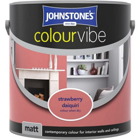 Johnstone's Wall & Ceiling Strawberry Daiquiri Matt 2.5L Paint