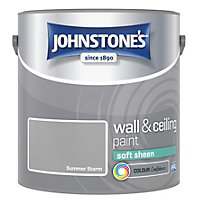 Johnstone's Wall & Ceiling Summer Storm Soft Sheen Paint - 2.5L