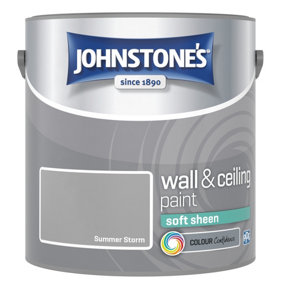 Johnstone's Wall & Ceiling Summer Storm Soft Sheen Paint - 2.5L