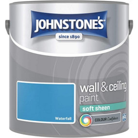 Johnstone's Wall & Ceiling Waterfall Soft Sheen Paint - 2.5L