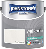 Johnstone's Wall & Ceiling White Whisper Soft Sheen Paint 2.5L