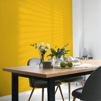 Johnstone's Wall & Ceiling Yellow Diamond Matt Paint - 2.5L