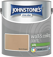 Johnstone's Wall & Ceilings Burnt Sugar Paint Silk - 2.5L