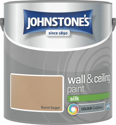 Johnstone's Wall & Ceilings Burnt Sugar Paint Silk - 2.5L