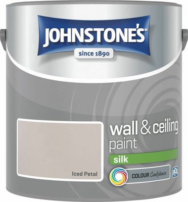 Johnstone's Wall & Ceilings Iced Petal Silk Paint - 2.5L