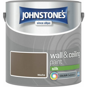 Johnstone's Wall & Ceilings Mocha Silk Paint - 2.5L