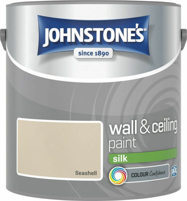 Johnstone's Wall & Ceilings Seashell Silk Paint - 2.5L