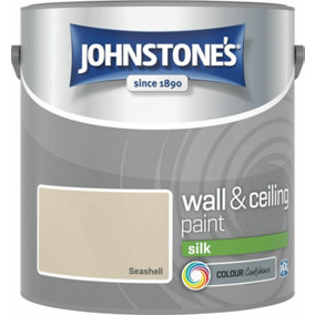 Johnstone's Wall & Ceilings Seashell Silk Paint - 2.5L