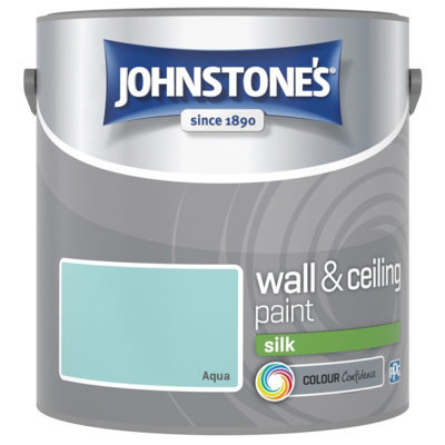 Johnstone's Wall & Ceilings Silk Aqua Paint 2.5L