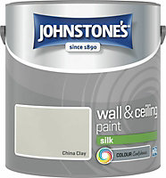 Johnstone's Wall & Ceilings Silk China Clay Paint 2.5L