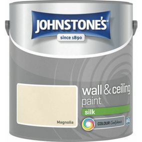 Johnstone's Wall & Ceilings Silk Magnolia Paint 2.5L