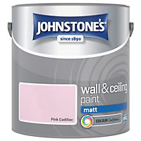 Johnstone's Wall & Ceilings Silk Pink Cadillac Paint 2.5L