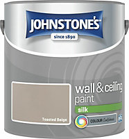 Johnstone's Wall & Ceilings Toasted Beige Silk Paint - 2.5L