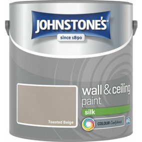 Johnstone's Wall & Ceilings Toasted Beige Silk Paint - 2.5L