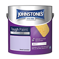 Johnstone's Washable Matt Tough Paint Sweet Lavender - 2.5L