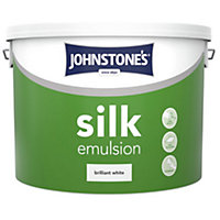 Johnstones Brilliant White Silk Paint 10L